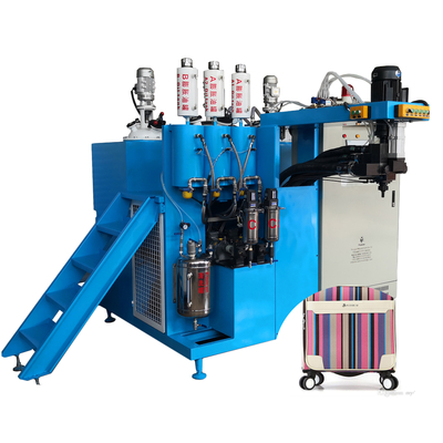Bánh xe hành lý Máy đúc Polyurethane 45KW