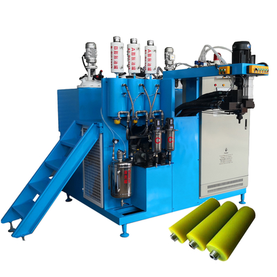 Con lăn Polyurethane 380V 24KW Máy đúc PU