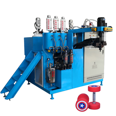 Thiết bị đúc quả tạ bằng thép không gỉ Polyurethane