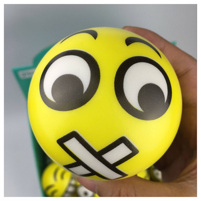ASTM F963 Soft Toy Ball 5.6cm Polyurethane Stress Ball