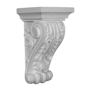Fypon Điêu khắc Corbels có thể tháo rời Chân đế PU Cornice Polyurethane đúc Sản phẩm