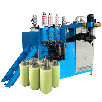 Máy dẫn hướng dẫn dây Urethane Máy tráng phủ Elastomer Máy đúc Polyurethane